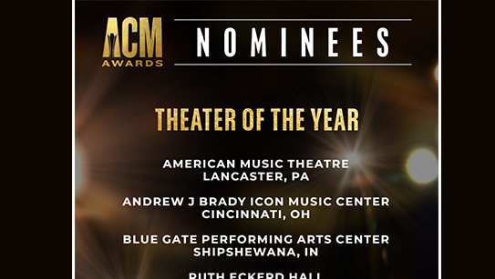 AMT Earns Academy of Country Music Awards Nomination!!