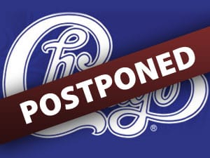 Chicago Concert Postponed