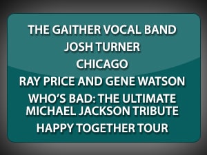 More Great Concerts Added For 2012!